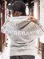 Hoodie Shoulders Heather Grey / White