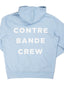 Hoodie Crew Sky Blue / White