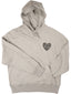 Hoodie Heart Heather Grey / Black