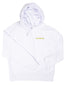 Hoodie Lines White / Yellow