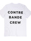 T-Shirt Crew White / Black