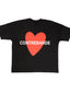 T-Shirt Love Black / Red